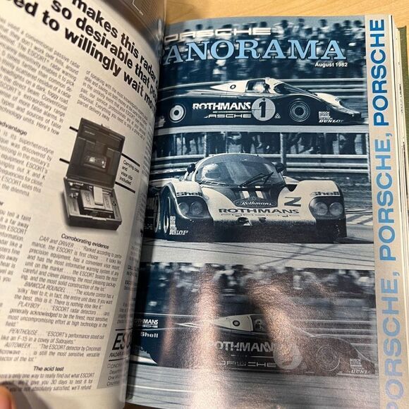 Porsche Panoramic Hardcover Bounded Magazines Vintage 1982 JULY-DEC PCA - Picture 8 of 11